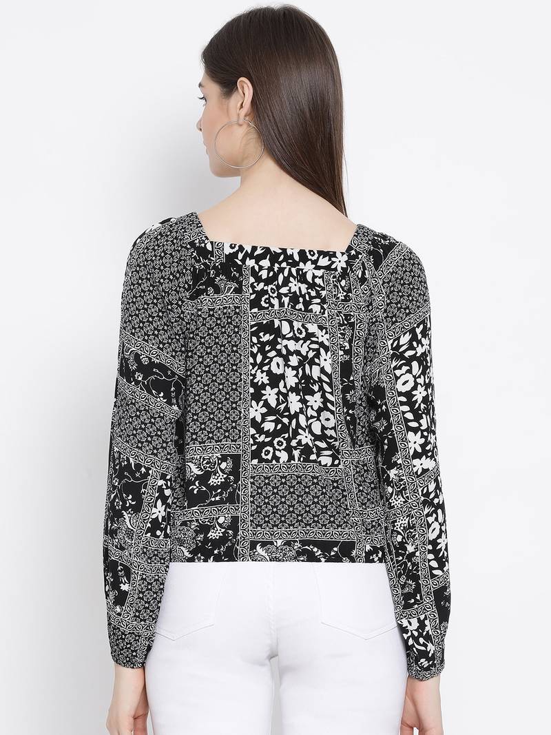 Floral Scarf Print Letty Women Top