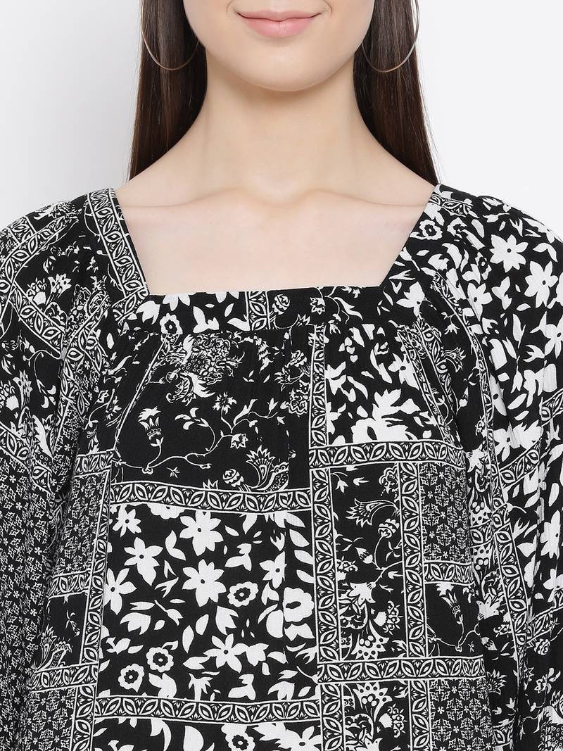 Floral Scarf Print Letty Women Top