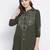 Olive Zone Picasso Embro Women Shirt