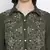 Olive Zone Picasso Embro Women Shirt