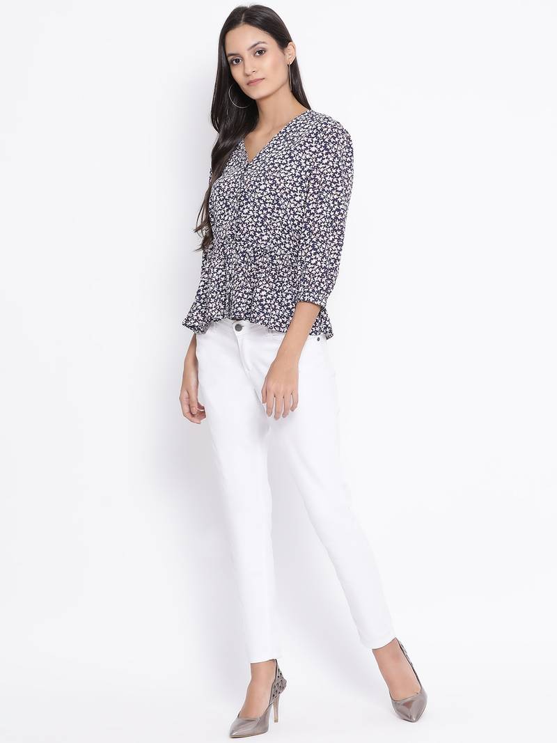 Blossom Manifesto Button Women Top