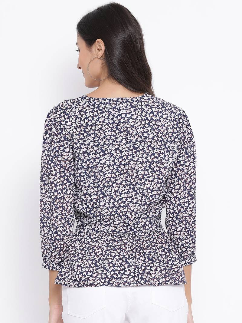 Blossom Manifesto Button Women Top