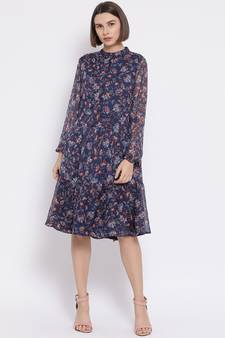Graphic Senorita Chic Midi Women Dress