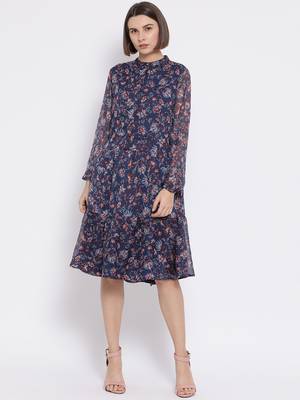 Graphic Senorita Chic Midi Women Dress 1