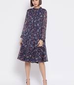 Graphic Senorita Chic Midi Women Dress