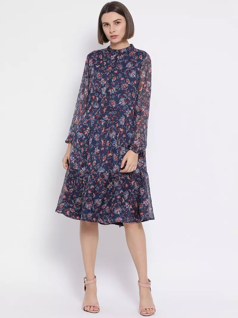 Graphic Senorita Chic Midi Women Dress