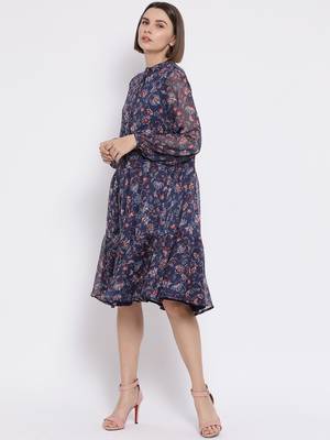 Graphic Senorita Chic Midi Women Dress 2