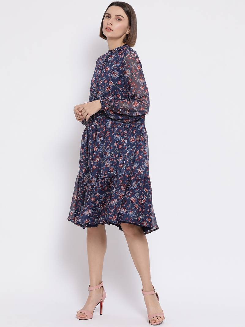 Graphic Senorita Chic Midi Women Dress