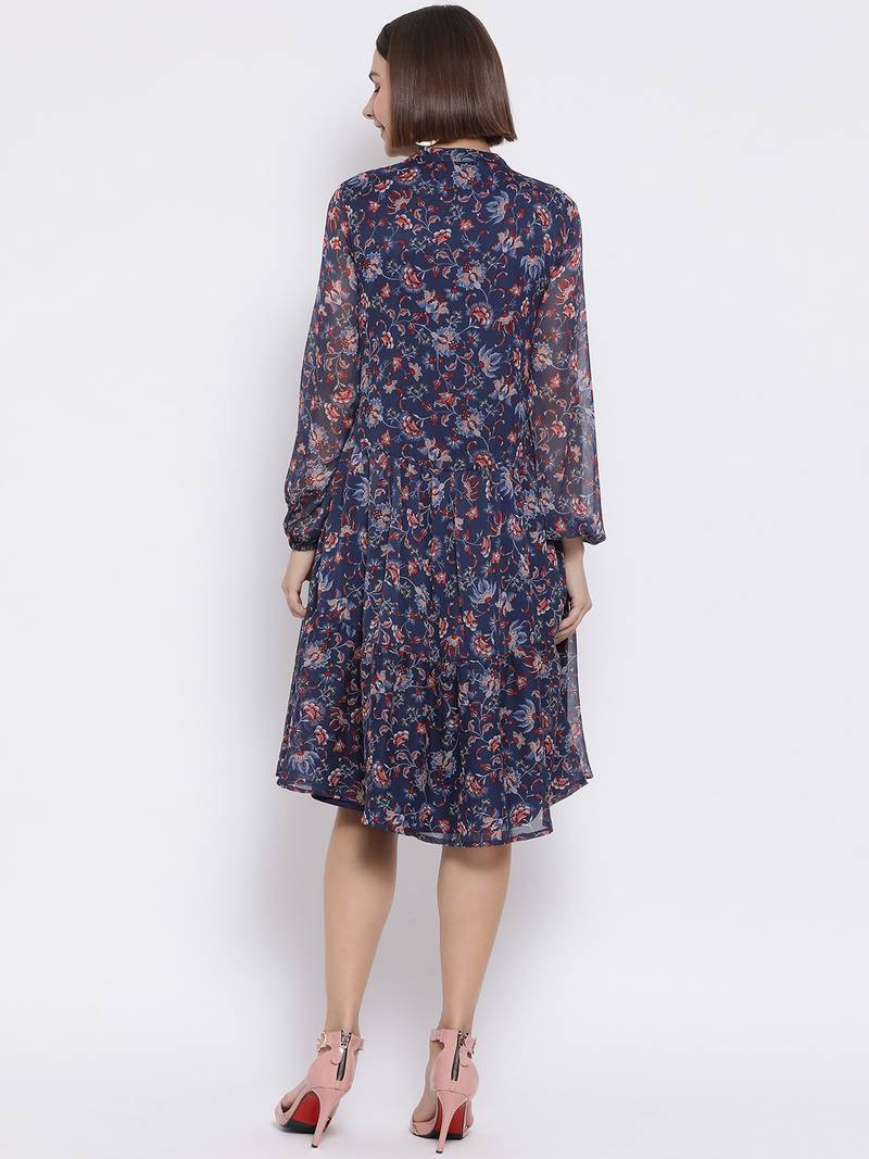 Graphic Senorita Chic Midi Women Dress