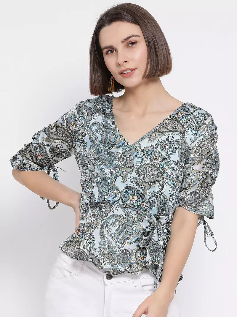 Paisley Rhapsody Glee Women Top