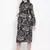 Floral Dectorial Caution Midi Maternity Dress
