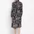 Floral Dectorial Caution Midi Maternity Dress