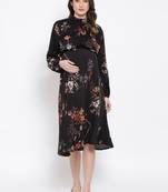 Floral Enigma Docile Maternity Women Dress