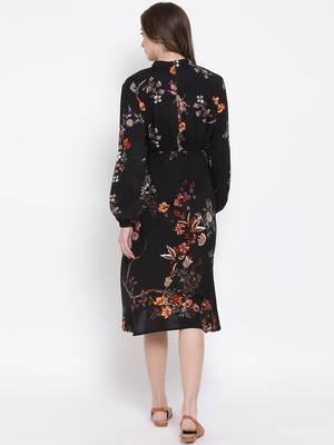 Floral Enigma Docile Maternity Women Dress 4