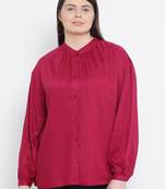 Fuschia Dorothy Plus Size Women Shirt