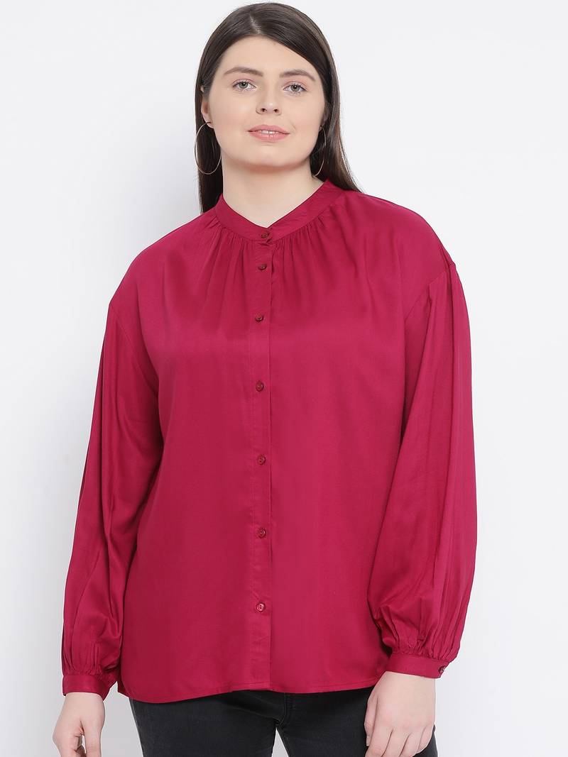 Fuschia Dorothy Plus Size Women Shirt