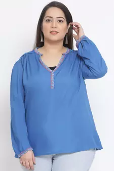 Sea Slung Plus Size Women Top