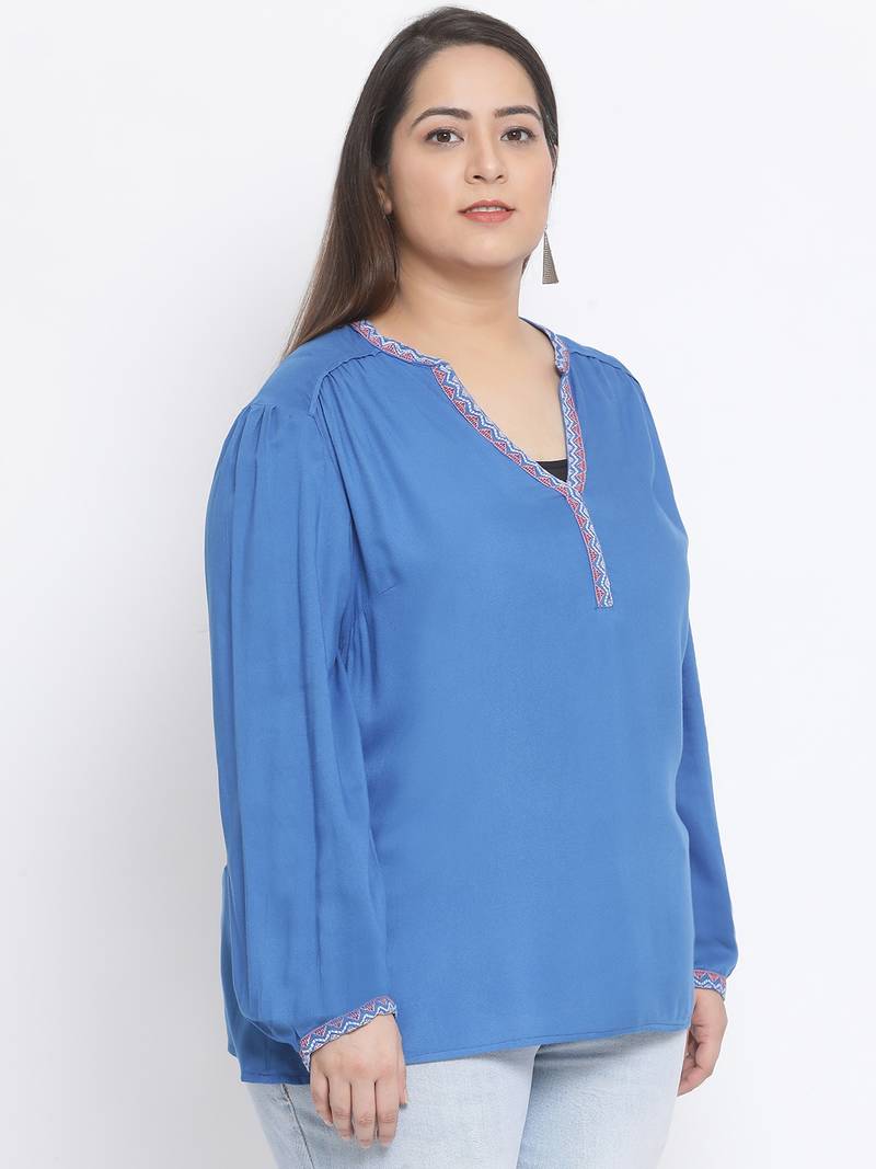 Sea Slung Plus Size Women Top