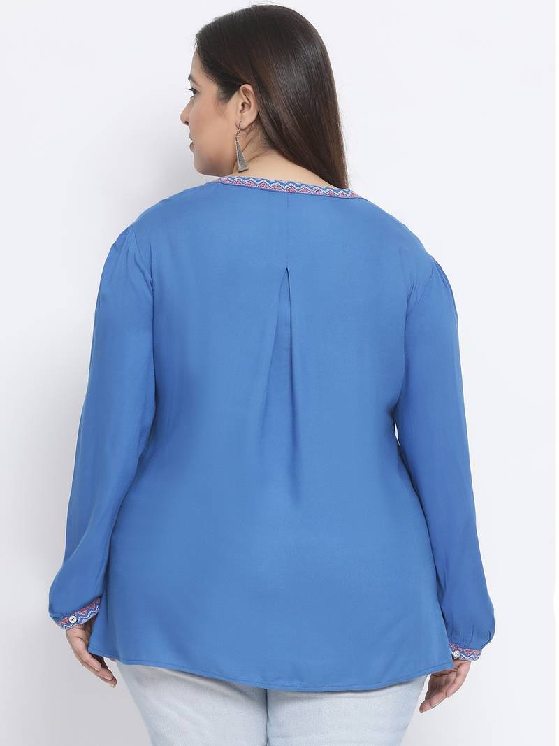 Sea Slung Plus Size Women Top