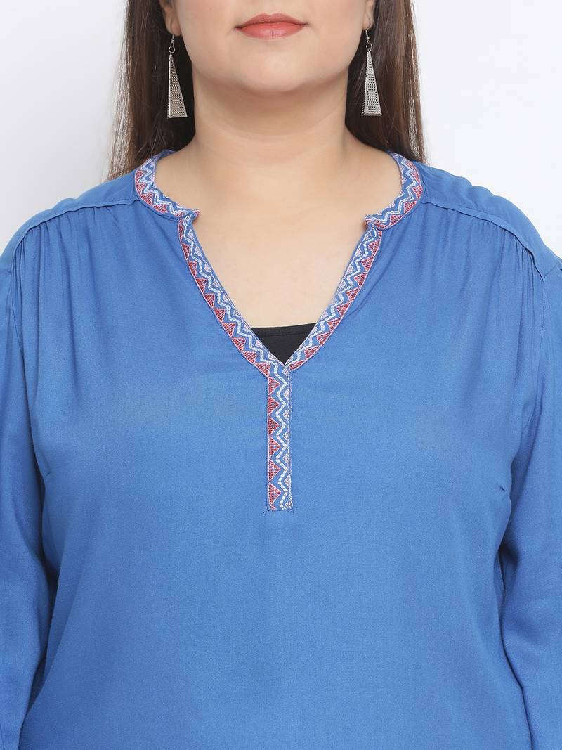 Sea Slung Plus Size Women Top