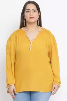 Sunshine Back Plus Size Women Top
