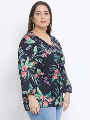 Floral Mania Plus Size Women Top 3