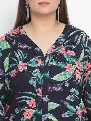 Floral Mania Plus Size Women Top 5