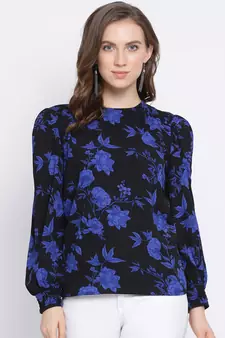 Floral Nocturnal Women Top
