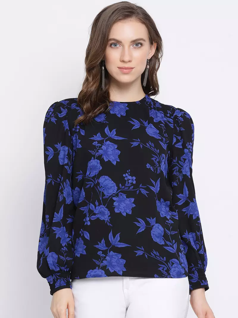 Floral Nocturnal Women Top
