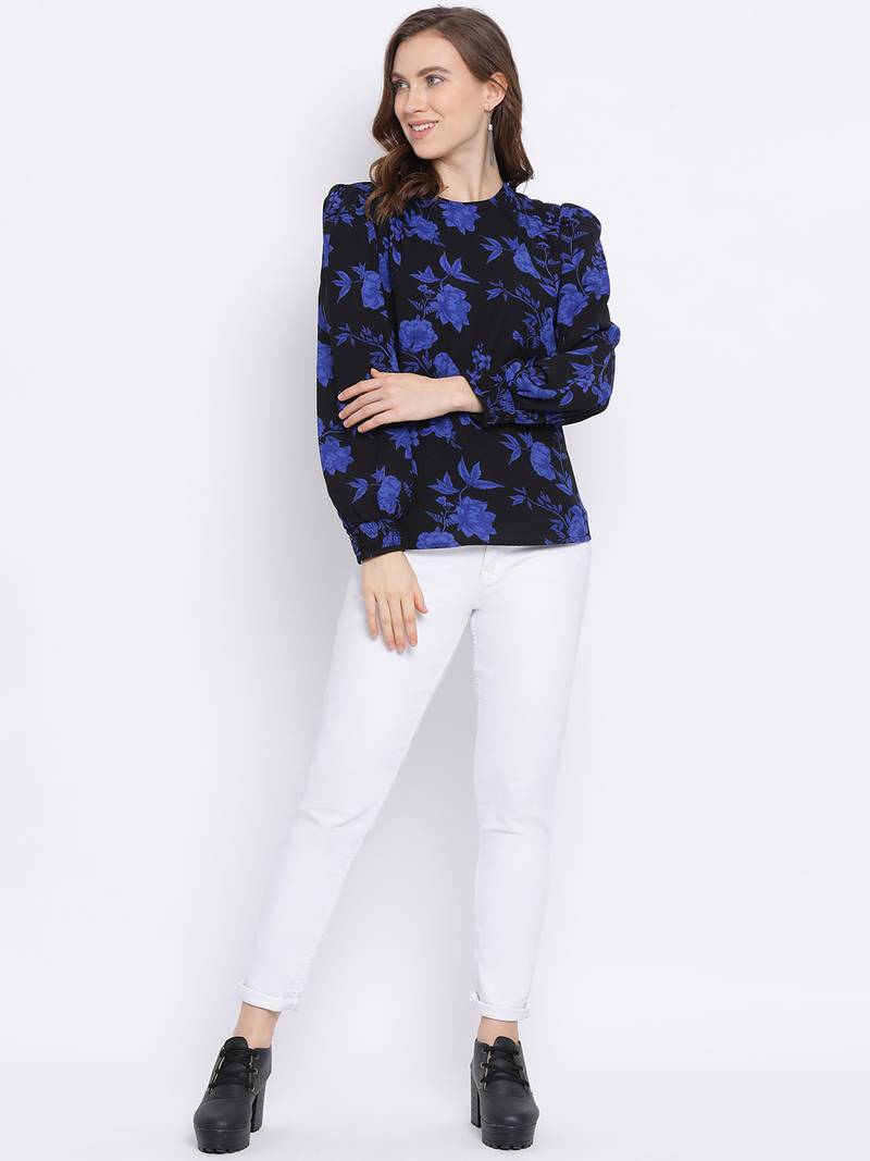 Floral Nocturnal Women Top