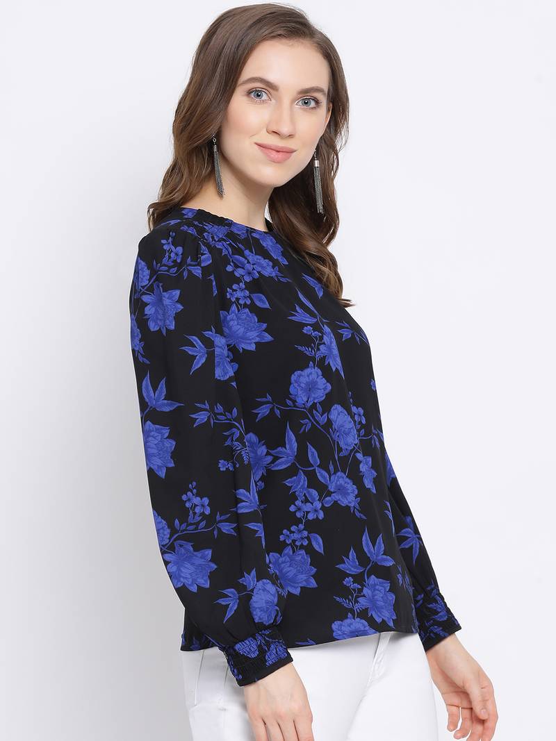 Floral Nocturnal Women Top