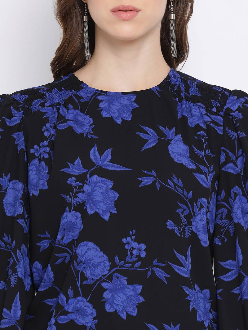 Floral Nocturnal Women Top