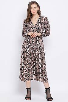 Abstract Benni Maxi Women Dress