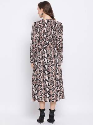 Abstract Benni Maxi Women Dress 4