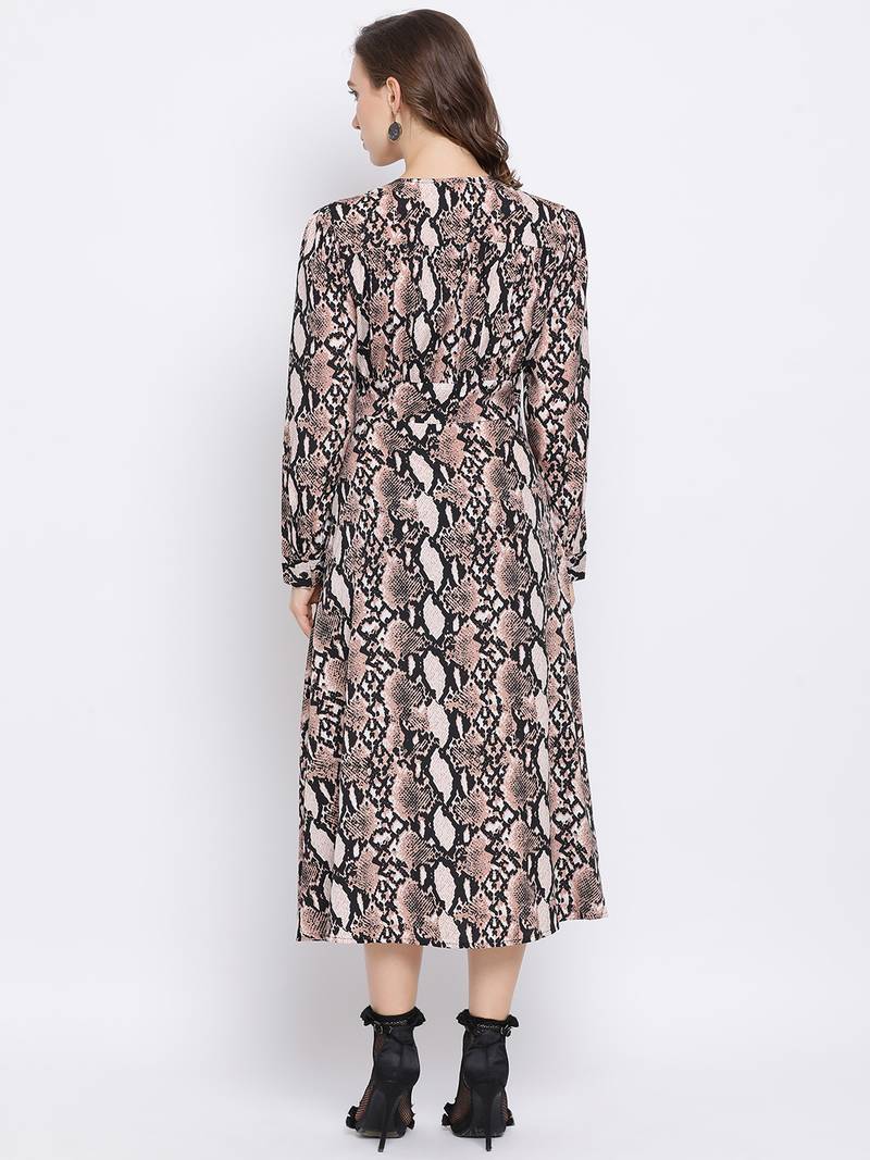 Abstract Benni Maxi Women Dress