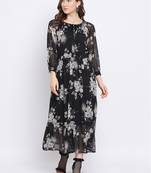 Floral Bertha Maxi Women Dress