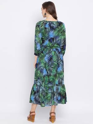 Tropical Memory Maxi Women Dress 4