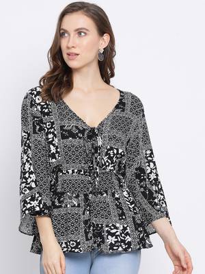 Graphic Pyramid Women Top 1