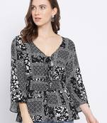 Graphic Pyramid Women Top