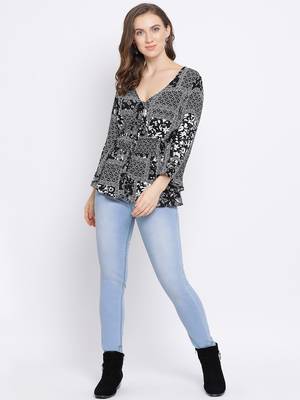 Graphic Pyramid Women Top 2