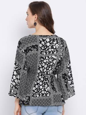 Graphic Pyramid Women Top 4