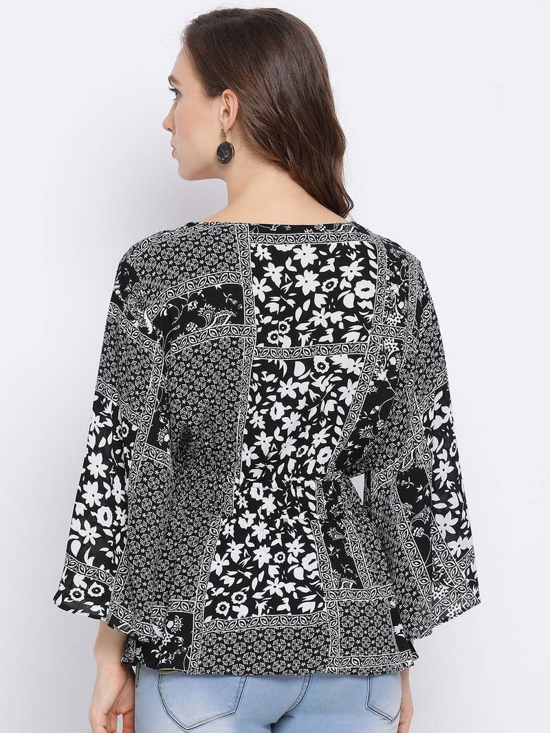 Graphic Pyramid Women Top