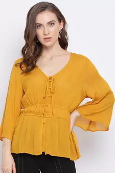 Mustard Katharina Women Top