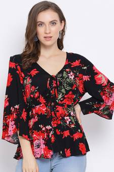 Floral Neutral Women Top