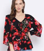 Floral Neutral Women Top