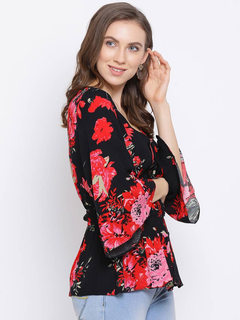 Floral Neutral Women Top