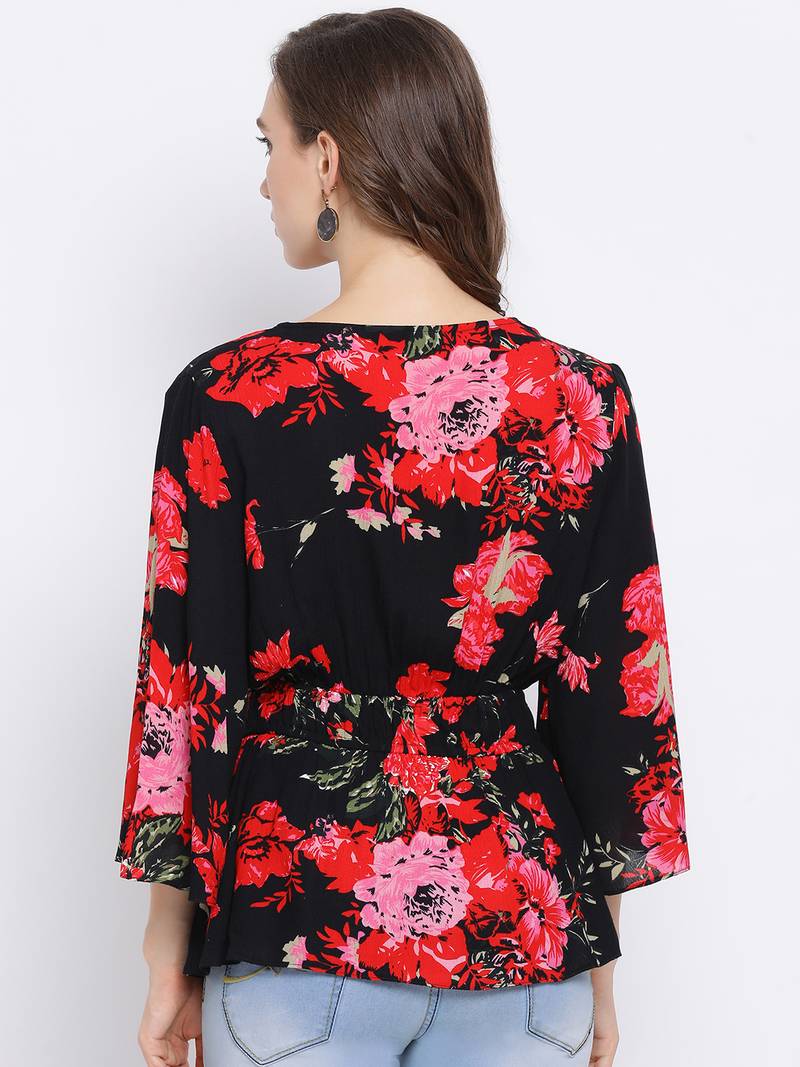 Floral Neutral Women Top