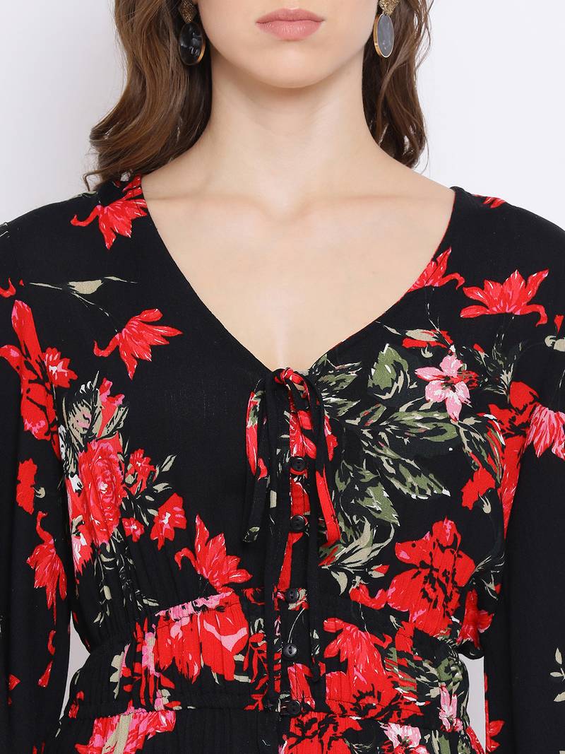 Floral Neutral Women Top