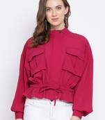 Fuschia Land Women Jacket