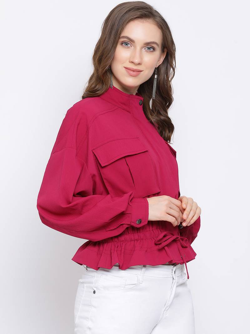 Fuschia Land Women Jacket